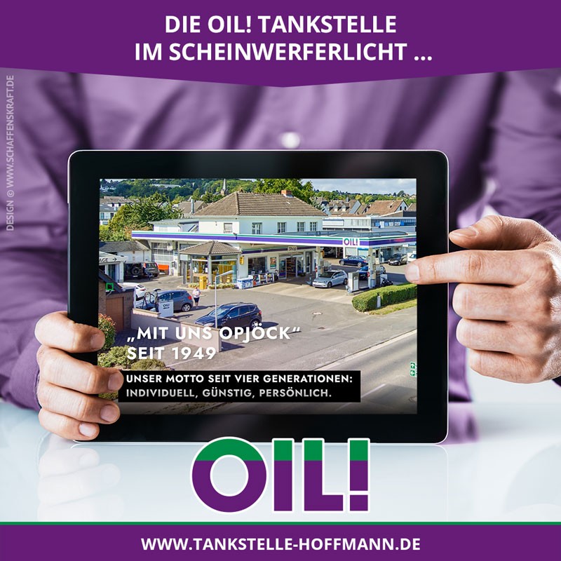 Die Oil! Tankstelle im Scheinwerferlicht …