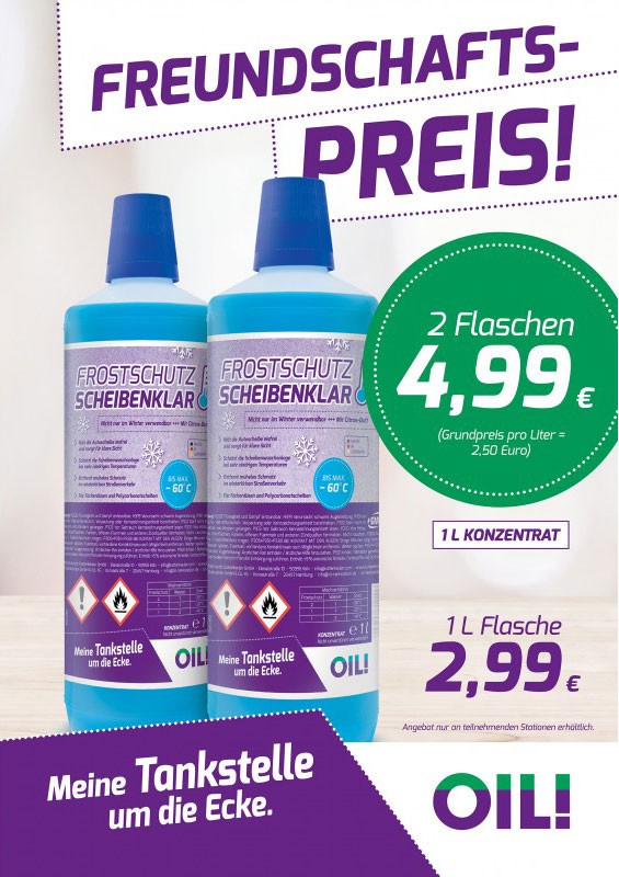 Scheibenklar Frostschutz -30° C Angebot bei Kaufland